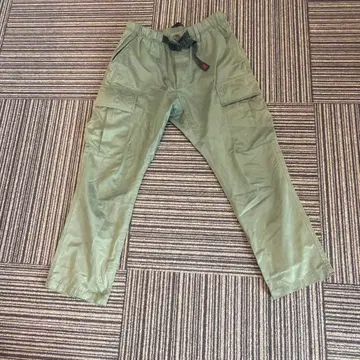 그라미치 나일론 카고 팬츠 올리브 그린