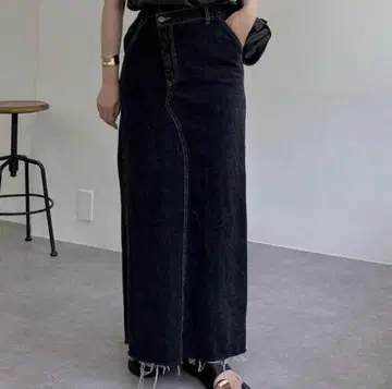 CAPRICIEUX LEMAGE 데님 맥시 스커트