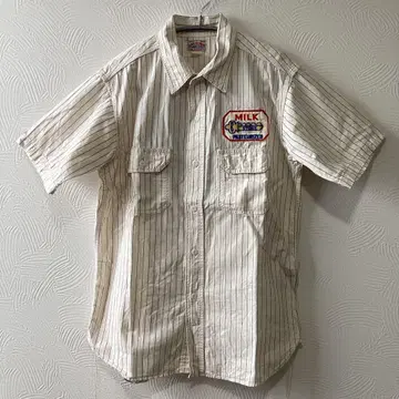 The REAL McCOY'S 리얼 맥코이 스트라이프 반팔 셔츠