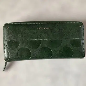 CROCODILE 그린 장지갑 컨디션 최상