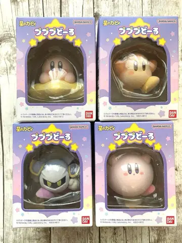 별의 커비 푸푸푸 인형 4개 세트