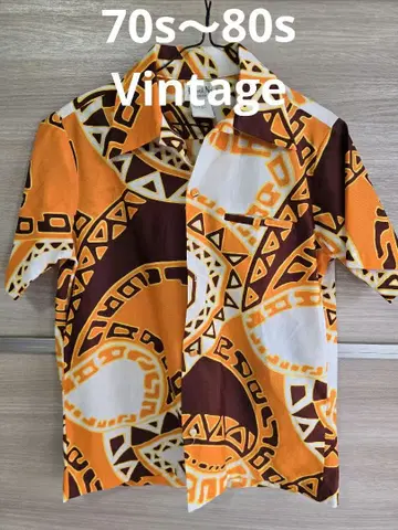 70s~80s 빈티지 하와이안 셔츠