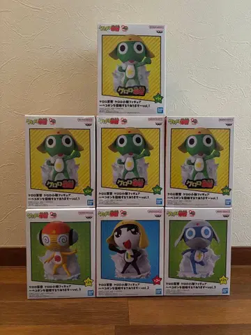 개구리 중사 케로로 케로로 소대 피규어