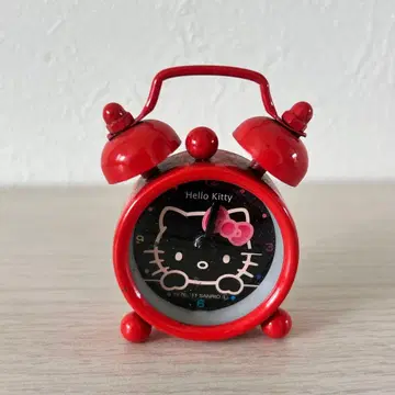 산리오 헬로키티 미니 알람 시계