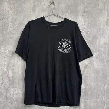 SCREEN STARS 빈티지 80~90s 블랙 반팔 T셔츠 L