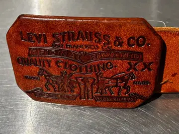 리바이스 빈티지 가죽 버클 가죽 벨트 Levi'sXX