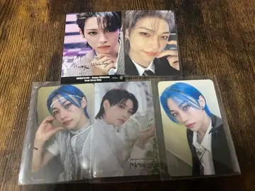 straykids 필릭스 피리 트레이딩 카드 스티커 5장 세트