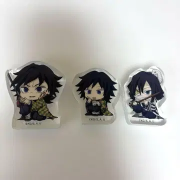 귀멸의 칼날 토미오카 기유 이구로 오바나이 아크릴 블록