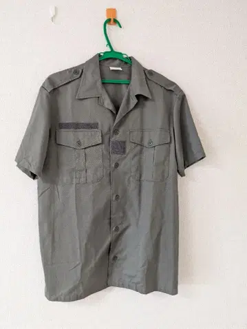 프랑스군 헤링본 트윌 차드 셔츠 올리브