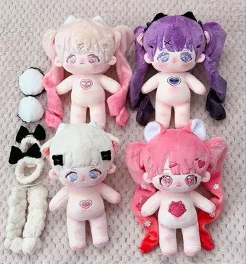 무속성 봉제 인형 4체 세트