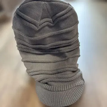 OAKLEY 스트라이프 니트 모자 그레이