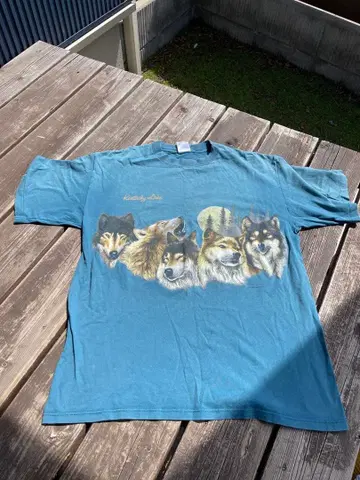 아이묭 착용 t셔츠 그린