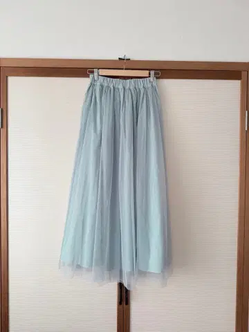 CLOCHE 크로셰 튤 롱 스커트