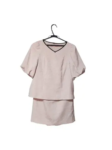 COUP DE CHANCE 반팔 셋업 베이지 사이즈 40