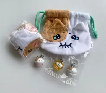 모치냐미 메지루시 액세서리 오카오 복조리 파우치 묶음 판매