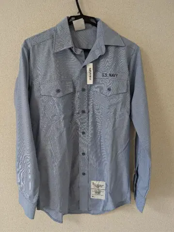 DSCP 쿼터덱 샴브레이 셔츠 us.navy