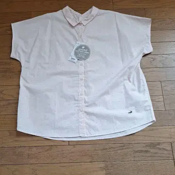 크로커다일 도트 무늬 셔츠 핑크