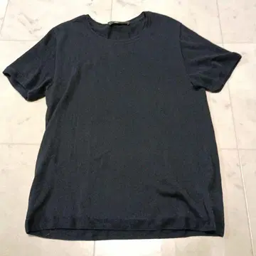 Noble 노블 코튼 혼방 반팔 니트 비침 일본제