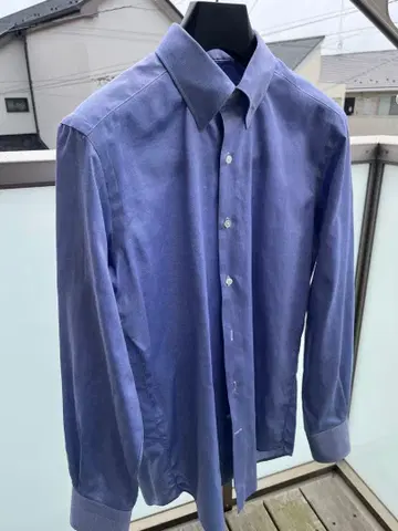 투모로우랜드 필그림 드레스 셔츠 블루 40/15 3/4