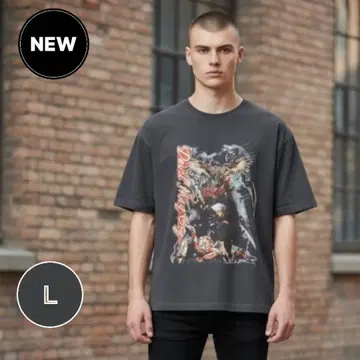 [ 새상품 ] 데빌 메이 크라이 유니클로 T셔츠 L 사이즈 블랙