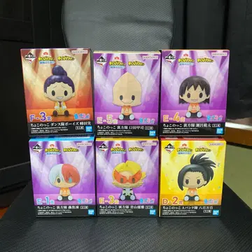 쵸코놋코 피규어 6체 세트 나의 히어로 아카데미아