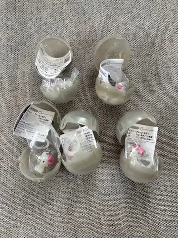 헬로키티 메지루시 액세서리 챠미키티 5개 세트