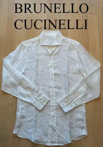 BRUNELLO CUCINELLI 브루넬로쿠치넬리 린넨 셔츠 사이즈 M