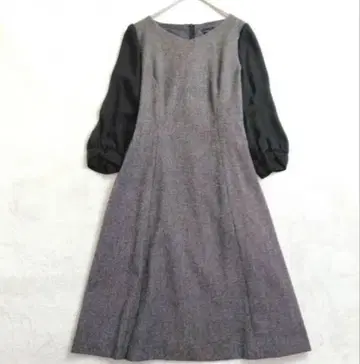 새상품급 스트로베리 필드 이소재 도킹 원피스 소매 리본