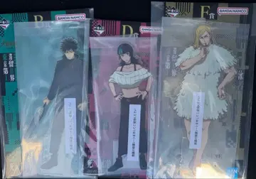 제일복권 주술회전 빅 아크릴 스탠드 B.D.F상 3점 세트