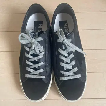 골든구스 HI STAR BLACK NAPPA-SUEDE 블랙 39