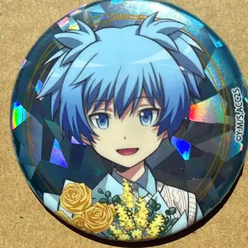 암살교실 시오타 나기사 나기사 플라워 부케 캔뱃지 홀로그램 캔뱃지