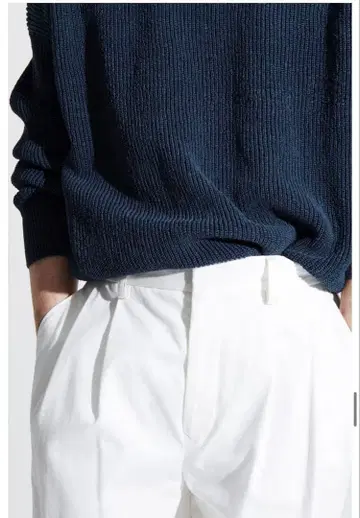 WIRROW 20SS COTTON GABARDINE TUCK PANTS