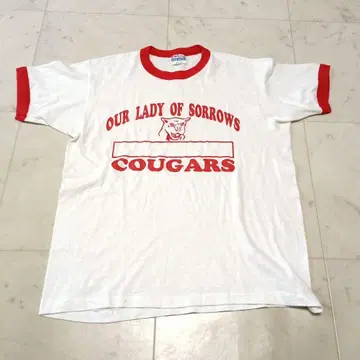 Hanes 헤인즈 반팔 티셔츠 프린트 로고 상의 M