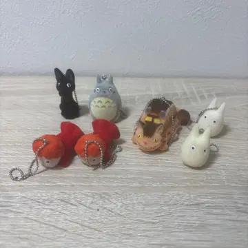 이웃집 토토로 고양이 버스 포뇨 지지 볼체인 스트랩 지브리