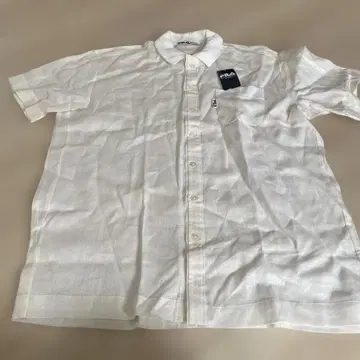 FILA 반팔 셔츠 린넨 100%