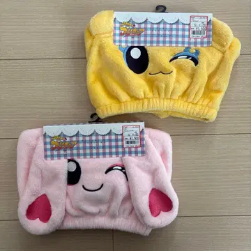 [택 포함 새상품] 빛의 전사 프리큐어 헤어 캡 미플 메플 2개 세트