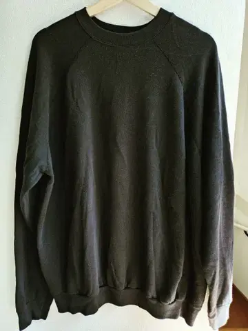 80년대 USA제 탈텍스 빈티지 맨투맨 블랙 러셀