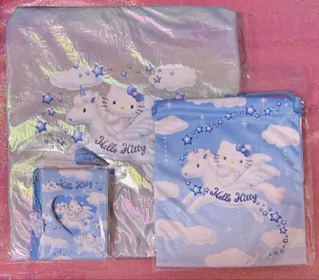 산리오 헬로키티 페가수스 에코백 콜렉트북 복조리 새상품 3점