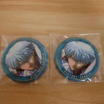 사카타 긴토키 홍앵편 캔뱃지 2개 세트
