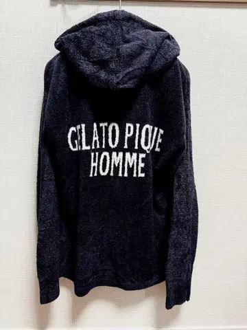 GELATO PIQUE HOMME 스무디 집업 후드티 네이비