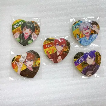 스타폴라 콜라보 하트 캔뱃지 훼미리마트 등신 컴프