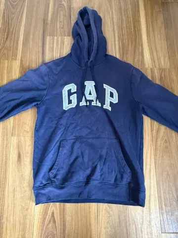 GAP 네이비 후드 부착 후드티 S