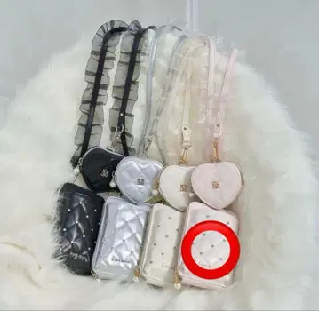 로제 뮤즈 오르간 프릴 미니 숄더 핑크