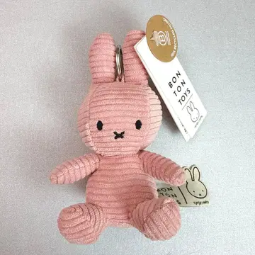 [택 포함 새상품] 미피 코듀로이 키링 본톤토이즈 핑크