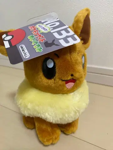 포켓몬 너로 정했다! 포켓몬 겟 봉제 인형 이브이 약 20cm