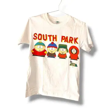 [ 레어 ] 사우스 파크 SOUTH PARK 캐릭터T셔츠 화이트 XS