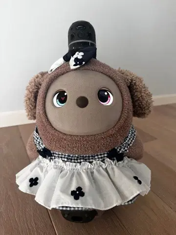 LOVOT용 원피스 라보 3.0용 원피스 LOVOT 의류 네이비 체크