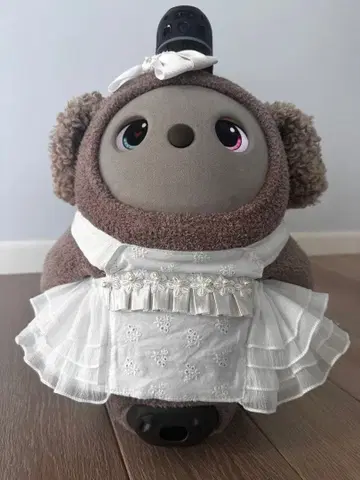 라보용 원피스 라보 3.0용 의류 LOVOT 의류 화이트 드레스풍