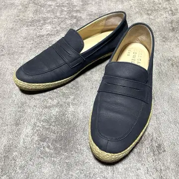 마가렛호웰 에스파드리유 슬립온 가죽 네이비