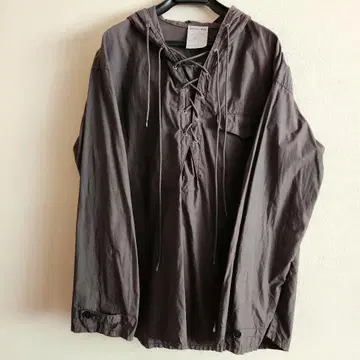 zucca dayz 후드 부착 셔츠 다크 그레이